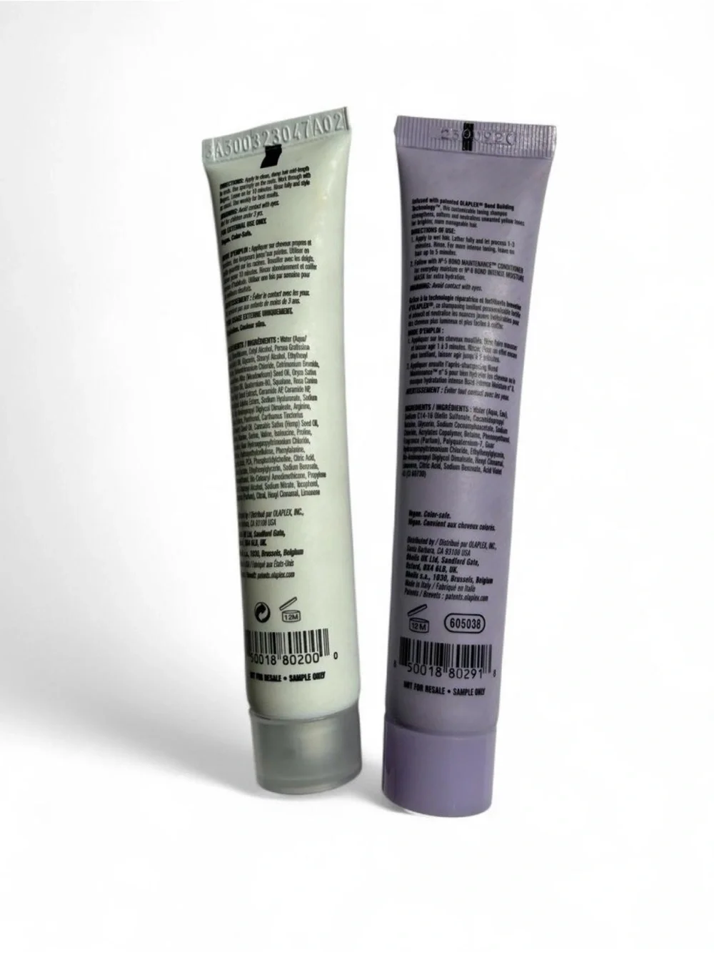 OLAPLEX No.8 Mint Green & No.4P Lavender Purple Hair Masks